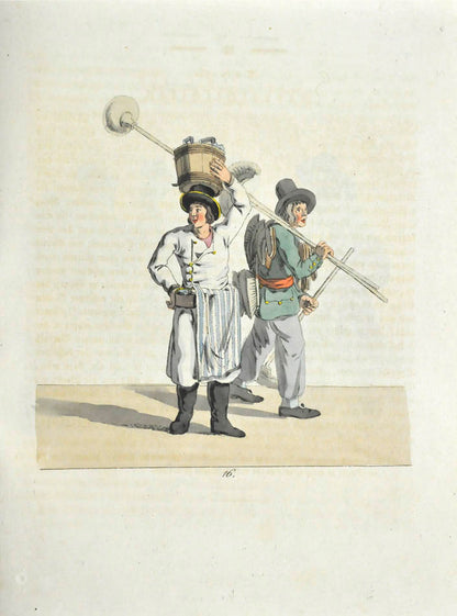 Fine fresch copy of Richter's Sitten, Gebrauche und Kleudung der Russen, an important illustrated work on Russian Habits and costumes