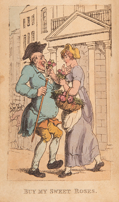Rowlandson's superb record of the street traders of London now long disappeared