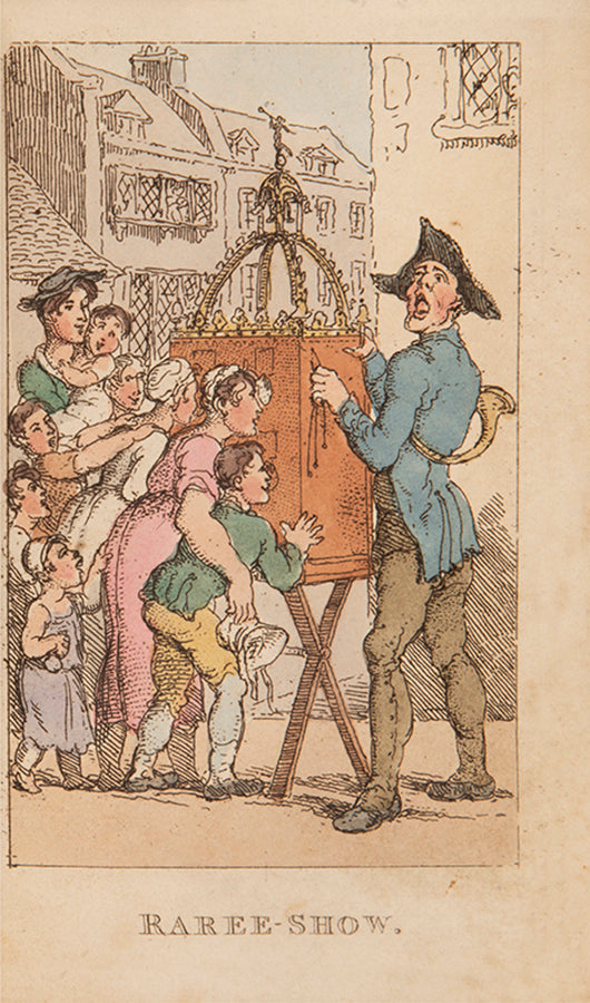 Rowlandson's superb record of the street traders of London now long disappeared