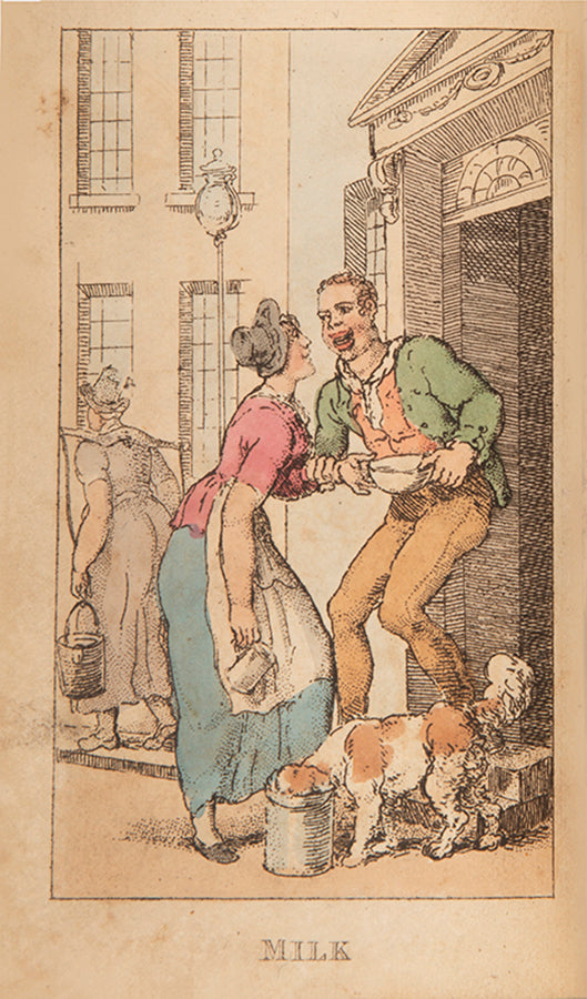 Rowlandson's superb record of the street traders of London now long disappeared