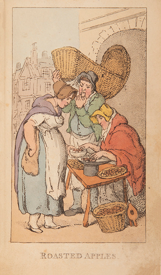 Rowlandson's superb record of the street traders of London now long disappeared