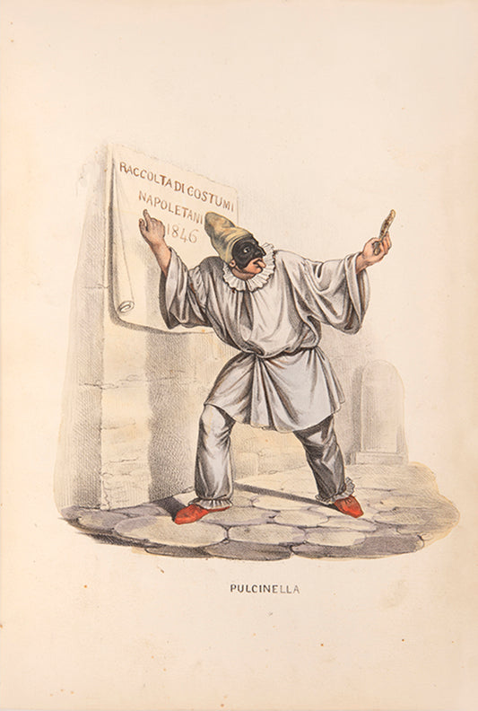 Samaritani's scarce collection of hand coloured lithographs depicting the street sellers of Naples.