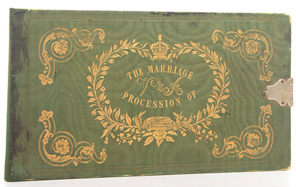 Fine panorama of Queen Victoria's wedding to Prince Albert, resplendent with the pomp and ceremony expected from the British Empire approaching its peak.