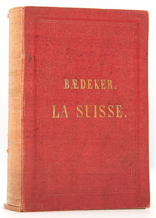 This is the first variant in 1854 and contains the coloured frontispiece of the coats of arms of the various Swiss Cantons.