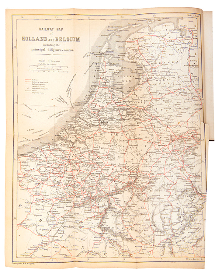 Town plans include Amsterdam, Bruges, Brussels and Utrecht.