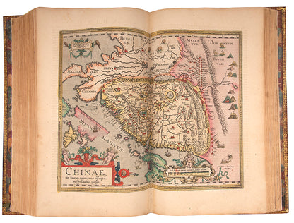 An impressive edition of Abraham Ortelius's large folio atlas the Theatruum Orbis Terarrum, illustrated with 156 plates in contemporary hand-colour.