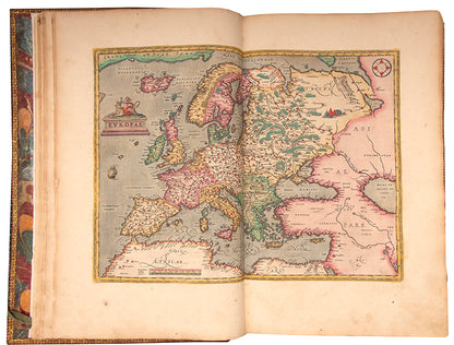 An impressive edition of Abraham Ortelius's large folio atlas the Theatruum Orbis Terarrum, illustrated with 156 plates in contemporary hand-colour.