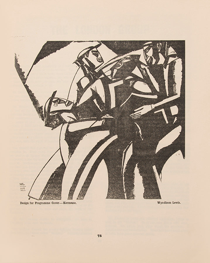 Wyndham Lewis' Blast, together with Blast War Issue, one of the greatest periodicals of the 20th century.