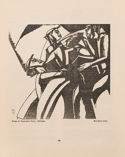 Wyndham Lewis' Blast, together with Blast War Issue, one of the greatest periodicals of the 20th century.