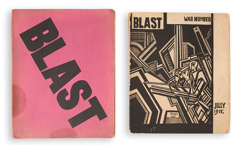 Wyndham Lewis' Blast, together with Blast War Issue, one of the greatest periodicals of the 20th century.