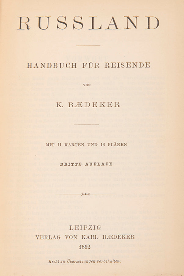 This volume covers mainly Central and Western Russia and includes a chapter on the Caucasus.