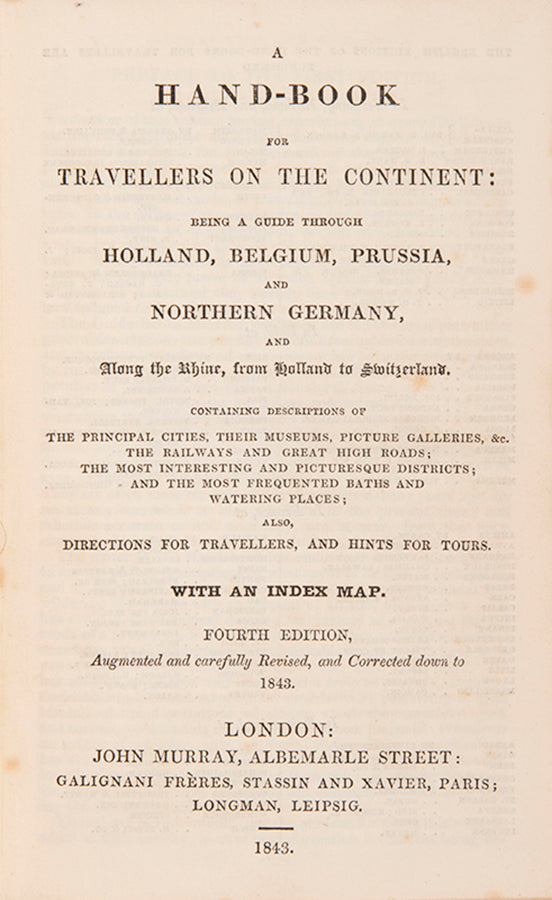The title-page refers to railways for the first time