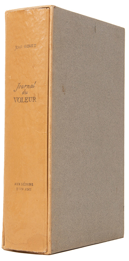 First edition of Journal de Voleur by Jean Genet, signed by the author.