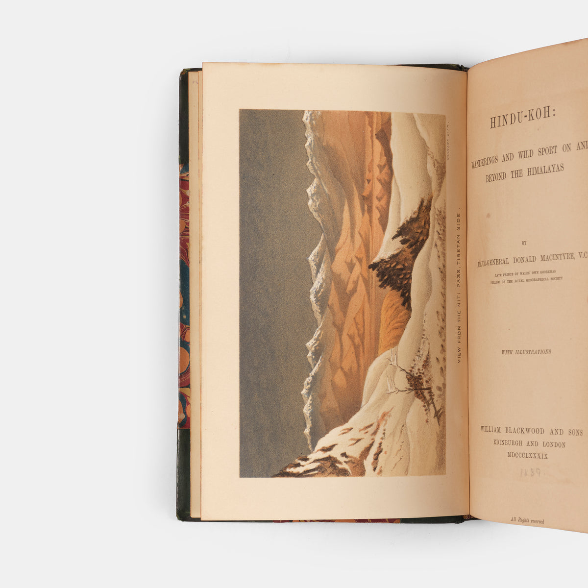 Donald MacIntre's Hindu-Koh is a big game classic. Macintyre travelled from Srinagar to Leh, and then to Chang Chenmo in 1871.