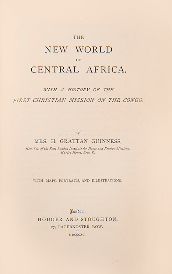 Fanny Guinness believed that it was important to know more about Central Africa in order to better understand it.