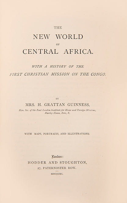 Fanny Guinness believed that it was important to know more about Central Africa in order to better understand it.