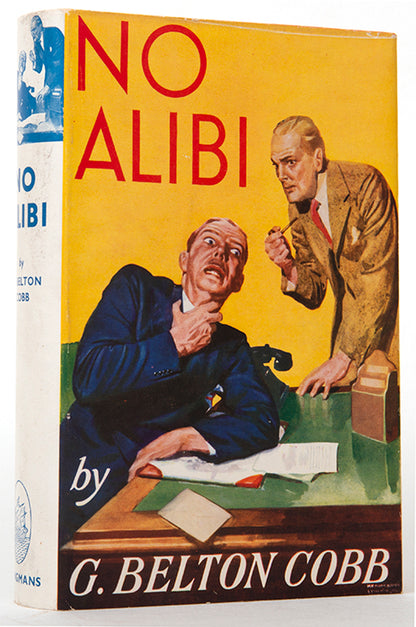 First edition of No Alibi by Geoffrey Belton Cobb, the author's first book.