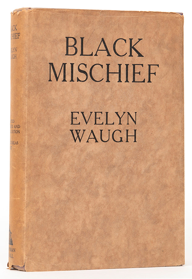 First edition of Black Mischief by Evelyn Waugh, signed by the author.