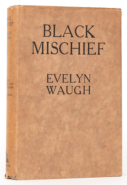 First edition of Black Mischief by Evelyn Waugh, signed by the author.