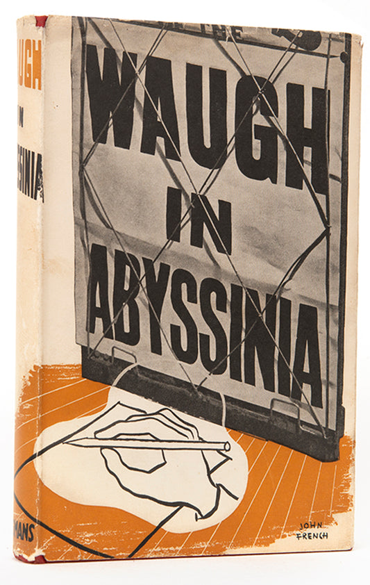 First edition of Waugh in Abyssinia by Evelyn Waugh, publishe din 1936.