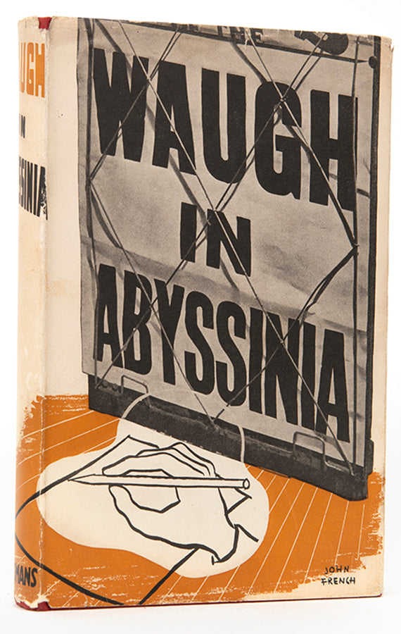 First edition of Waugh in Abyssinia by Evelyn Waugh, publishe din 1936.