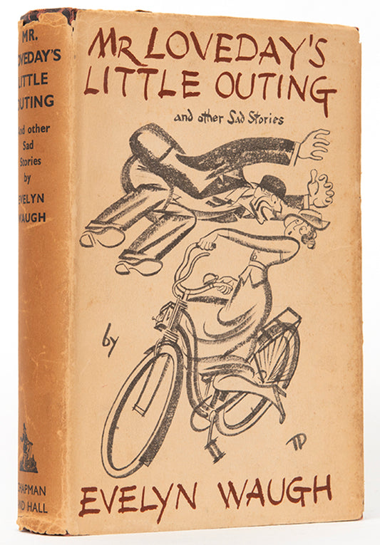 First edition of Mr Loveday's Little Outing by Evelyn Waugh.