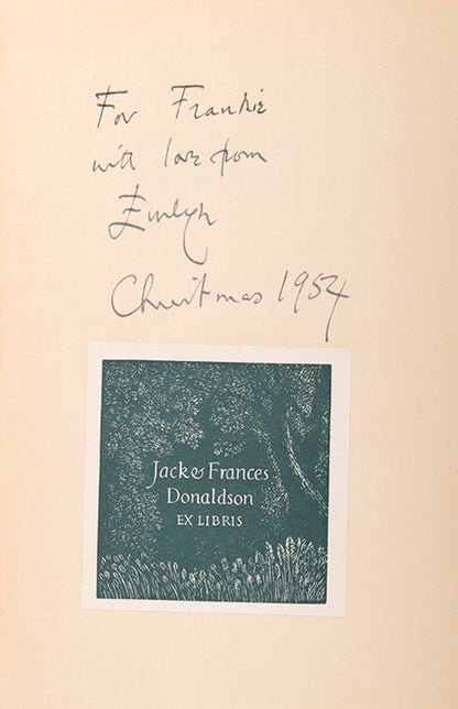 First edition of Tactical Exercise by Evelyn Waugh, inscribed by the author.