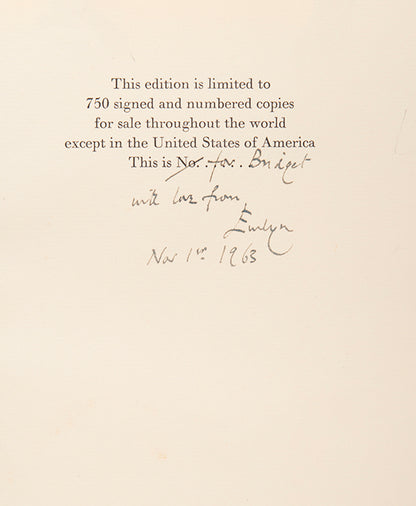 First edition of Basil Seal Rides Again by Evelyn Waugh, inscribed by the author.