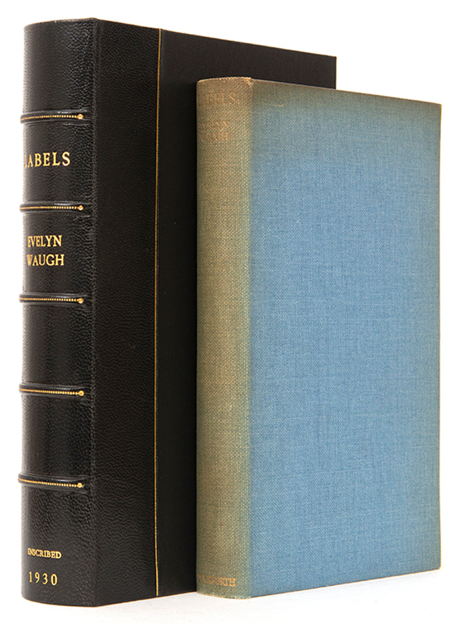 First edition of Labels by Evelyn Waugh, one of 110 copies signed by the author.