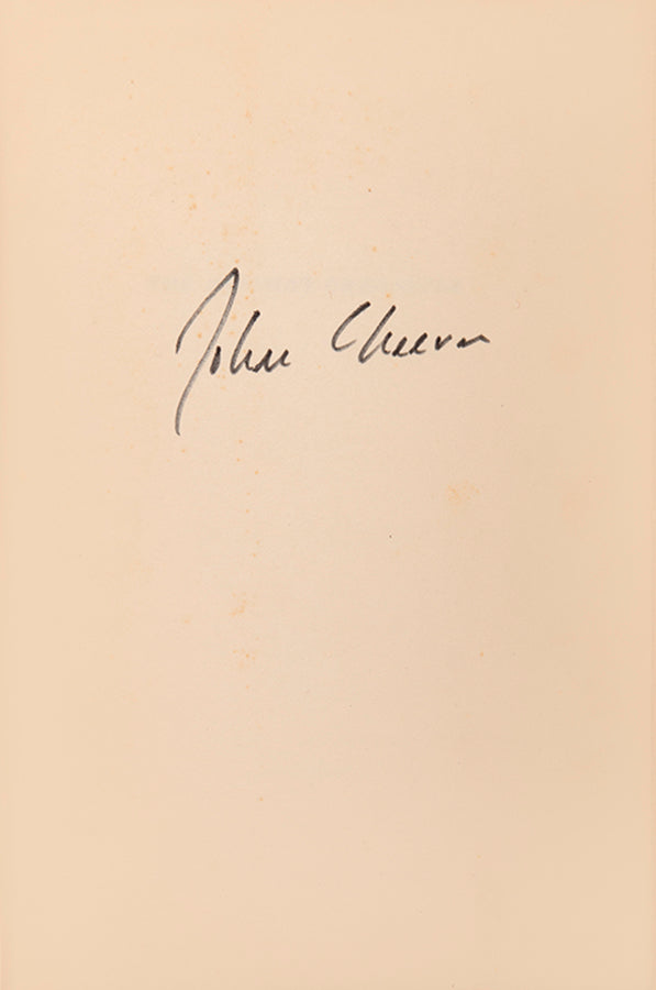 First editions of The Wapshot Chronicle and The Wapshot Scandal by John Cheever, signed by the author in the first title.