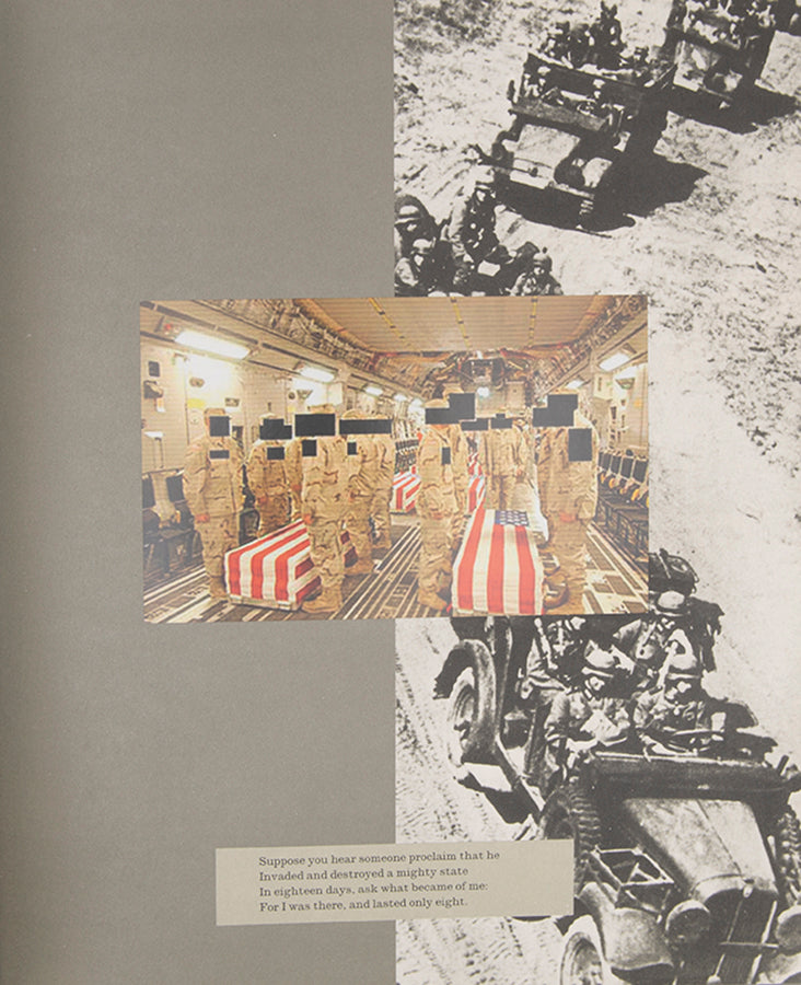 Fot this artists' book Broomberg & Chanarin re-interpreted Bertolt Brecht's War Primer with images drawn from the early 21st century.