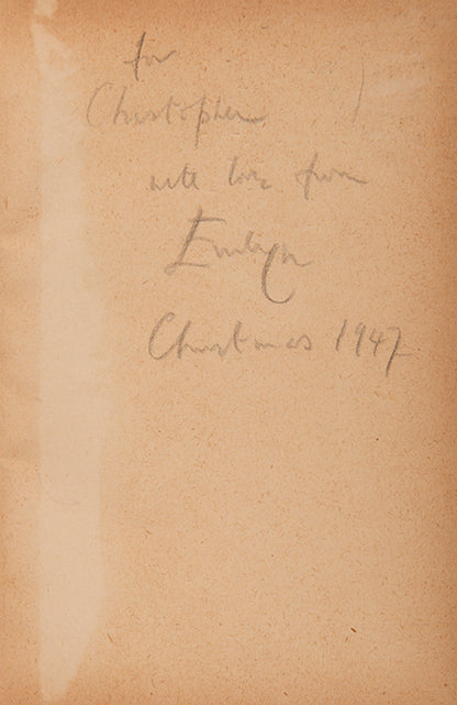 First edition of Scott-King's Modern Europe by Evelyn Waugh, inscribed by the author to Christopher Sykes.