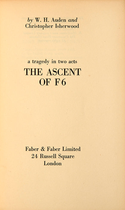 The Ascent of F6