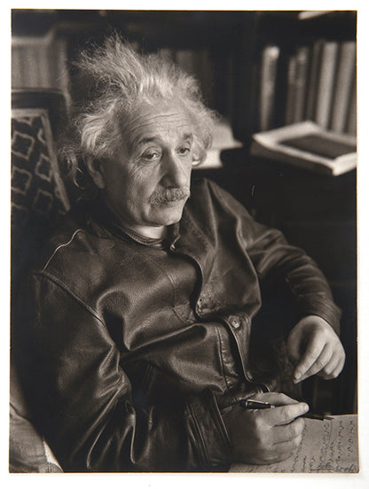 The deluxe issue of Kelly Wise's Lotte Jacobi monograph, with the often missing original photograph of Albert Einstein.