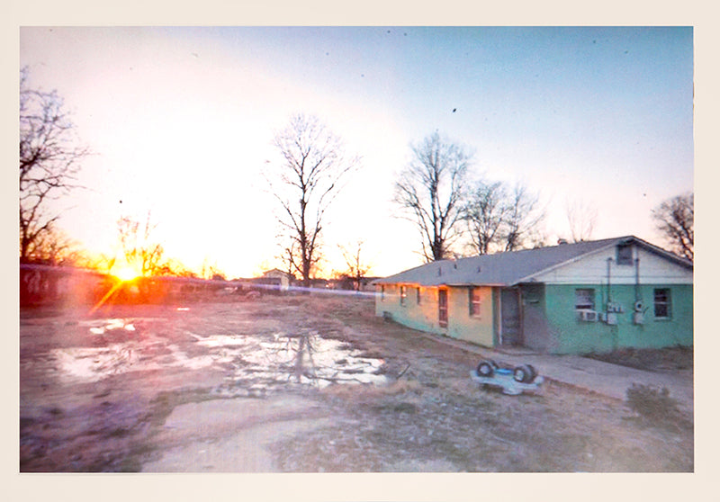 A New American Picture consists of Doug Rickard's photographs of a computer screen showing various economically ravaged locations in the United States covered by Google Street View.