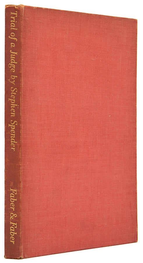 Inscribed first edition of Spender's first play, an expressionist, anti-fascist drama in verse, inscribed at the end of its initial run at Unity Theatre.