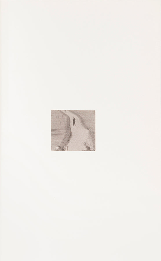 John Stezaker makes subtle photo collages. In The 3rd Person Archive, he cut up photographs from topographical publications of the 1920s and 30s, isolating distant figures individually, in pairs, or in small groups.