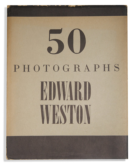 50 Photographs, signed/initialed by Edward Weston, features his selection of photographs giving a broad overview of his work