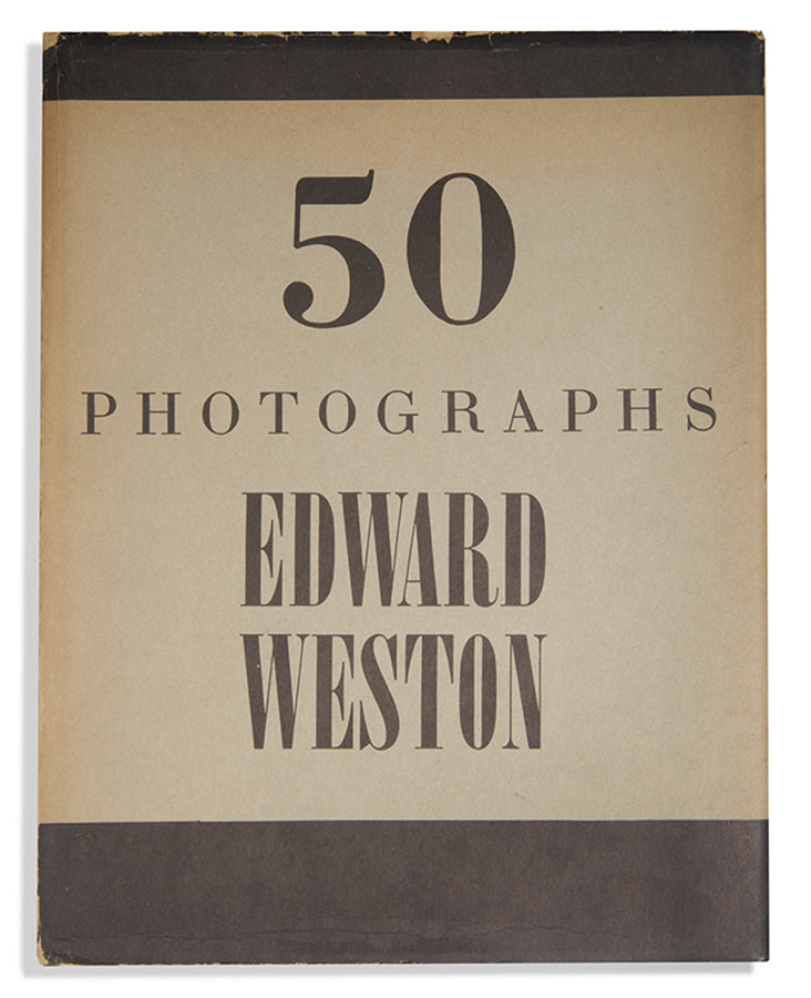 50 Photographs, signed/initialed by Edward Weston, features his selection of photographs giving a broad overview of his work