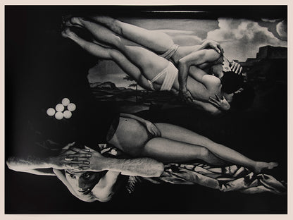 Tadanori Yokoo designed this revised and reimagined version of Eikoh Hosoe's Barakei. Mishima Yukio changed the title to reflect the original Japanese more accurately.