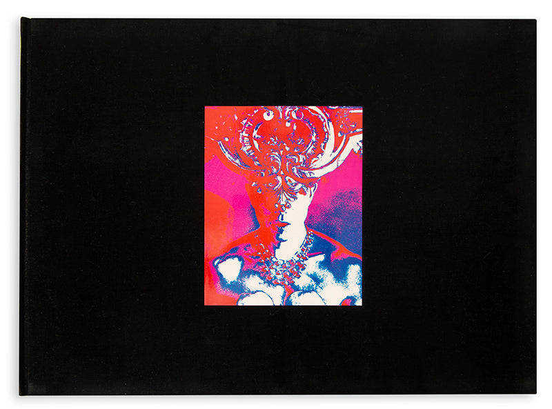 Tadanori Yokoo designed this revised and reimagined version of Eikoh Hosoe's Barakei. Mishima Yukio changed the title to reflect the original Japanese more accurately.
