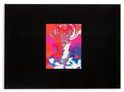 Tadanori Yokoo designed this revised and reimagined version of Eikoh Hosoe's Barakei. Mishima Yukio changed the title to reflect the original Japanese more accurately.
