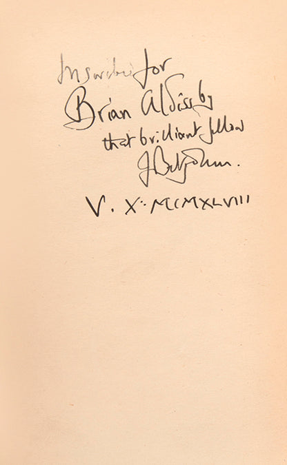 First edition of Selected Poems by John Betjeman, inscribed by the author.