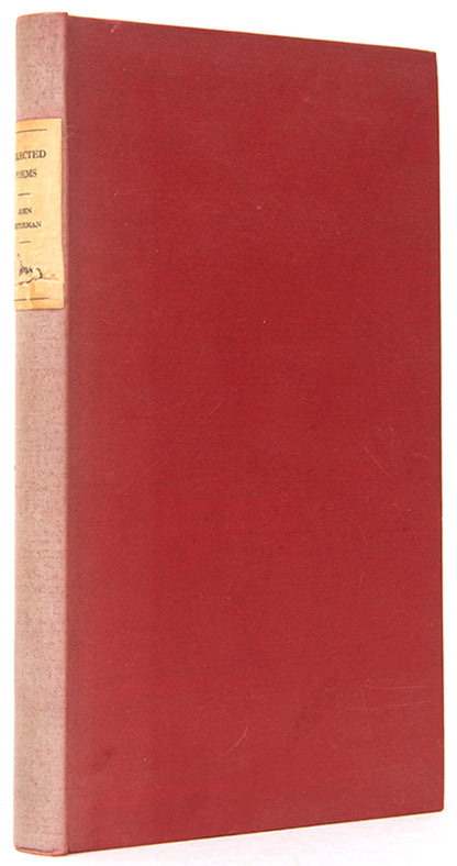 First edition of Selected Poems by John Betjeman, inscribed by the author.
