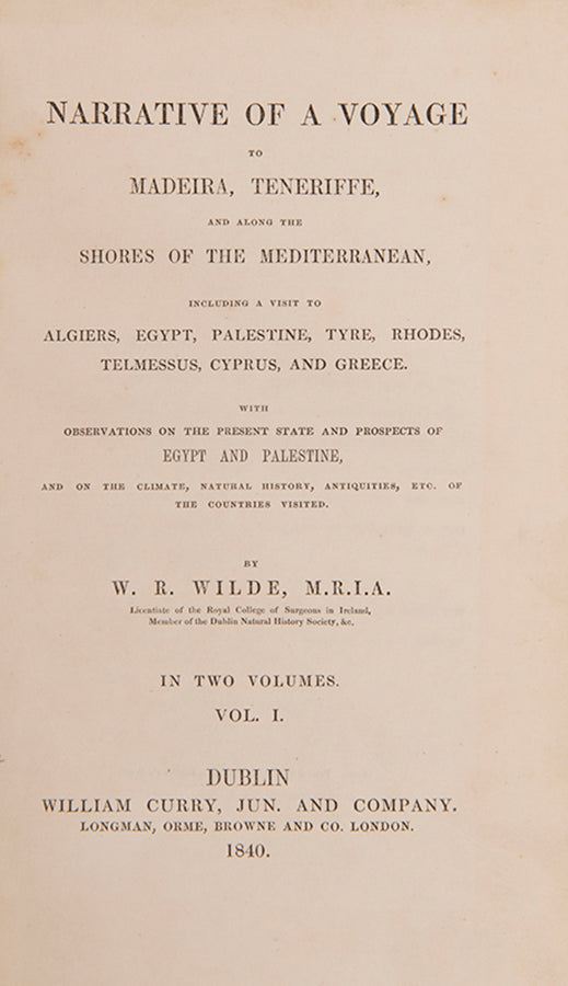 Sir William Robert Wills Wilde, surgeon and Irish antiquary, was the father of Oscar Wilde.