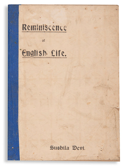 A rare printing of a lecture given by Sushila Devi printed in Lahore in 1910.