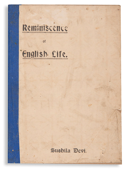 A rare printing of a lecture given by Sushila Devi printed in Lahore in 1910.