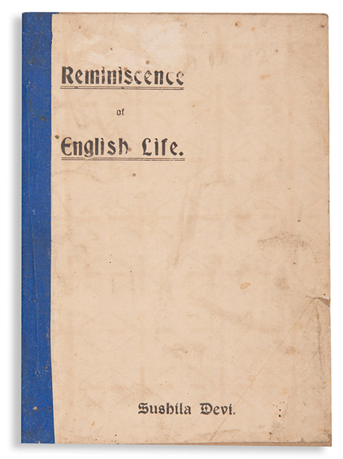 A rare printing of a lecture given by Sushila Devi printed in Lahore in 1910.