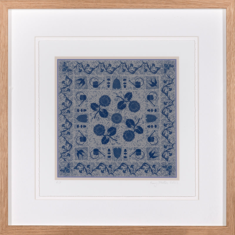 Rory Hutton, Bunny's Garden, 2023, giclee printed in colours, signed by the artist, from the edition of 30, on wove paper