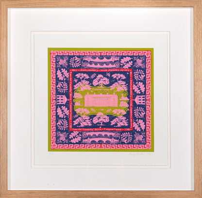 Rory Hutton, Compton Verney, 2023, giclee printed in colours, signed by the artist, from the edition of 30, on wove paper